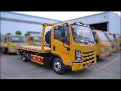 4*2 8 T camión de remolque de ruinas de carreteras de cama plana de aluminio de retroceso