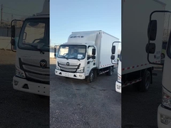 Camiones frigoríficos FOTON 4x2 Pescado Carne Vegetal Frutas 4 cilindros Camión refrigerado diesel